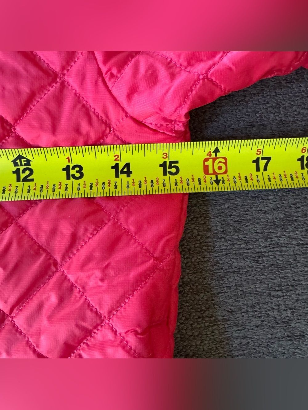 Patagonia Girls' 4T Nano Puff Jacket Quilted Jacket Hot Pink Fuchsia Outdoor - Picture 9 of 10